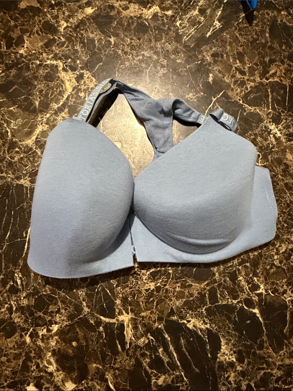 Victoria's Secret Blue Molded Front-Close Bra